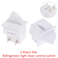 5A 250V 2/3-pin Plug Refrigerator Door Light Switch Parts Control Lighting Compatible With Rongsheng Hisense Haier Refrigerator