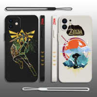 GAME THE LEGEND OF ZELDAS Phone Case For Samsung A53 A50 A52S A51 A72 A71 A73 A81 A91 A32 A22 A20 A30 A21S 4G 5G with Hand Strap