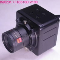 Super Night Vision Box Style IPCam H.264 1080P 1/2.8" IMX291 Hi3516 V100 IP camera (built-in IRC filter) with CS 3MP Lens