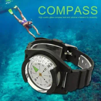 Survival Strap Gear Compass GPS Bracelet Watch Tactical Wrist Compass Hiking Watch Underwater Caves Wrist Compass