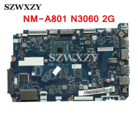 Refurbished For Lenovo 110-15IBR Laptop Motherboard With N3060 CPU 2GB RAM FRU 5B20L46199 CG520 NM-A801