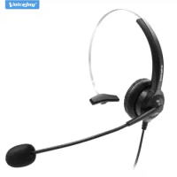 VoiceJoy Headset RJ9/RJ10 with microphone For AVAYA 1603 1608 1616 9608 9610 9620 9640 9650 Phone Yealink T21 T22 T26 T28, etc