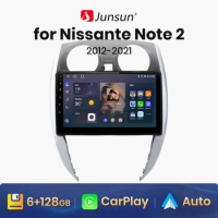 Junsun V1 AI Voice Wireless CarPlay Android Auto Radio for Nissante 2 E12 2012 - 2021 4G Car Multimedia GPS 2din autoradio
