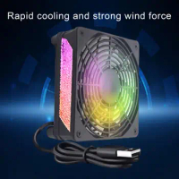 Desk Fan Mini Usb Computer Cooling Fan for Android Tv Box Router Single/dual Fan 1800rpm Mute Heat Dissipation Cpu Cooler Quiet