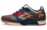 ASICS GEL-LYTE 3 300 X EVISU GRAY BLUE DARK BROWN