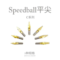 JY Calligraphy Speedball C Series Dipped Pen Flat Nib English Gothic and Italic Styles dip pen elasticity nib
