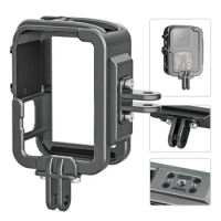 TELESIN cFor GoPro 9 10 11 12 Double Clod Shoe Protective shell For GoPro Hero 9 10 11 12 Accessories