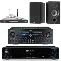 【金嗓】CPX-900 K1A+Zsound TX-2+SR-928PRO+Elac Debut 2.0 DB62(4TB點歌機+擴大機+無線麥克風+喇叭)