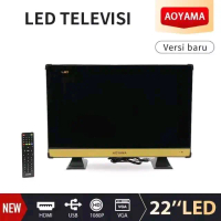 TV LED DIGITAL AOYAMA 22 inch free antena Layar