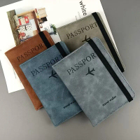 RFID Protection Passport Holder Cover ID Credit Card SIM Holders Travel Passport Wallet PU Leather C