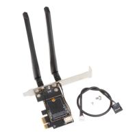 PCIE Adapter M.2 Wireless Adapter Converter PCI Express To NGFF M.2 WiFi Bluetooth-compatible Card for intel AX210 AX200