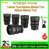 NiSi ATHENA Prime 14mm T2.4/25mm T1.9/35mm T1.9/50mm T1.9/85mm T1.9 Full-Frame Lens for Sony E PL Mount Canon RF Mount 렌즈