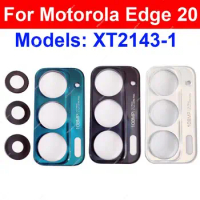 Back Camera Glass Lens Adhesive Sticker For Motorola MOTO Edge 20 XT2143-1 Back Rear Camera Lens Glass Replacement Repair Parts