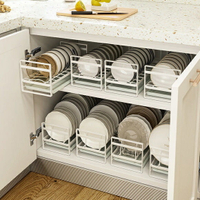 單層碗盤收納架 放碗碟  檯面櫥櫃碗架  小型櫃內置物架  廚房水槽架  瀝水籃
