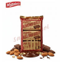 ช็อกโกแลต Whittaker's since 1896 Fresh roasted Almond Gold Milk chocolate bar 135g มี 3 แท่ง จากนิวซ