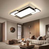 客廳燈簡約現代led吸頂燈創意大氣家用長方形臥室燈具2021年新款