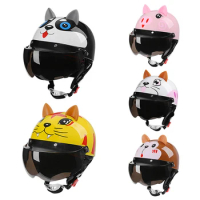 Kids Bicycle Helmets Children Bike Cycling Helmet Animal City Road Bike Headpiece For Boys Girls Outdoor Sports Riding Skating