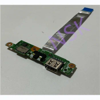 Original FOR ASUS Vivobook 14 X412 X412F card reader USB port board and cable 60NB0L10-IO1001 100% TESED OK