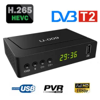 Digital HDTV 1080P Set Top Box Satellite TV Receiver Decoder DVB-T2 Tuner