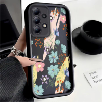 Floral Pattern Phone Case For Samsung Galaxy A 23 A23 A22 A22 Shockproof Back Cover For Samsung A15 A 15 A14 A13 A12 Matte Capa