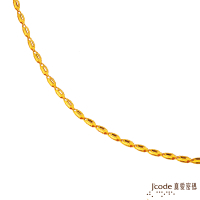 J code真愛密碼金飾 卓越純金男項鍊 約8.37錢(1.6尺)