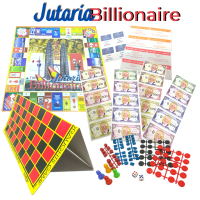 [Big Board] 2 In 1 The Billionare Jutaria Game & Draughts Game / Permainan Jutaria & Dam Haji 2 Dala