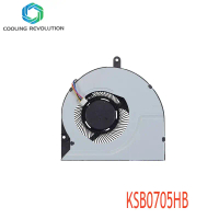 พัดลมระบายความร้อนสำหรับโน้ตบุ๊ก KSB0705HB DC5V 0.40A BK35 4Pin สำหรับ ASUS N56