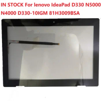 10.1" For lenovo IdeaPad D330 N5000 N4000 D330-10IGM 81H3009BSA Touch Screen Glass Panel