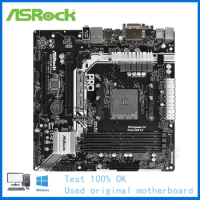 For ASRock AB350M Pro4 Computer USB3.0 M.2 Nvme SSD Motherboard AM4 DDR4 B350 Desktop Mainboard Used