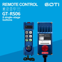 GT-RS06 Industrial Radio Wireless Crane Hoist Remote Control Switch 6 Channel Replace UTING F21-E1B F21-E1 TELEcontrol