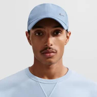 NIKE Unisex Sportswear Dri-FIT Club Unstructured Metal Swoosh Cap Topi Pria / Wanita [FB5372-486] S/