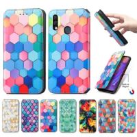 Leather Card Wallet Colour Phone Case For Infinix Note 8 7 Lite Smart HD 2021 Smart 6 Plus 5 Magnetic Flip Protection Cover