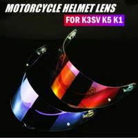 Hot Sale Motorcycle Helmet Lens For AGV K3SV K5 K1 Detachable Helmet Full Face Visor Motorbike Helmet Full Face Shield Glasses