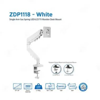 Bracket TV Monitor LED LCD Gas Spring OXIMUS ZDP1118 1118 Tilt Swivel OXIMUS ZDP1118 Putih