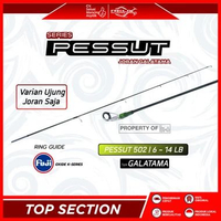 TOP SECTION RELIX NUSANTARA PESSUT | 502 - 14 LB | RING GUIDE FUJI | HANYA UJUNG SAJA