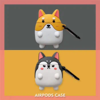 welsh corgi pembroke For AirPods 1 2 earphone case AirPods Pro Case Cute cartoon headphone Cover Protect Wireless Headset cover