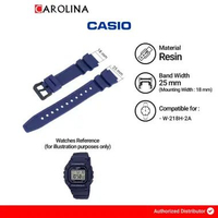 Tali Strap Casio W-218H-2A / 10569211 25 mm Blue Resin Band