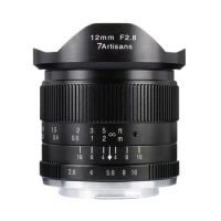 7artisans 7 artisans 12mm F2.8 II MF Ultra Lens Wide Angle Prime For Sony E/Fuji XF/Canon EOS-M/Olympus and Panasonic Micro M4/3