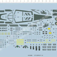 1/72 Macross Zero F-14 Model Kit Water Decal