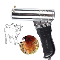 220V 500W Cattle Head Dehorner Airgun Type Calf Dehorner Electric Iron Ceramic Bloodless Angle Devices for Lamb Calf