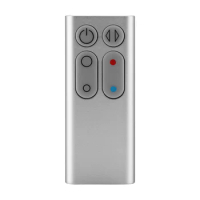 Replacement AM04 AM05 Remote Control for Dyson Fan Heater Models AM04 AM05 Remote Control(Silver)