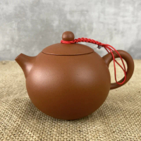 【台灣製造】小圓蛋壺 160ml 鶯歌陶藝之美(茶具 茶壺朱泥 紫砂 段泥 泡茶壺 茶杯)