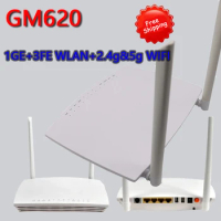 GM620 GPON ONT ONU FTTH Dual Band Fiber Optic Router, 1GE, 3FE, 1POTS, 2USB, 2.4G, 5G, WIFI, AC Router, Second Hand