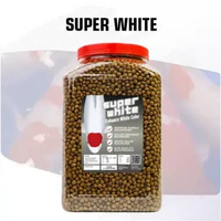 Ikanesia - Super White Naikkan Warna Putih Ikan Koi, Mas Koki, Channa [TOPLES BESAR 1,6] Toples 1,6 