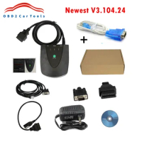 V3.104.24 For Honda HDS Tool HIM Diagnostic Tool For Honda HDS HIM Newest Version &amp; Double Board USB1.1 To RS232 OBD2 Scanner
