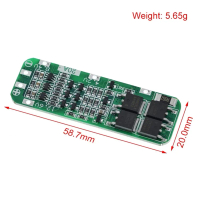 3S 20A Li-ion Lithium Battery Charger PCB   for Protection Board 12.6V Cell Module