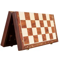 Travel Chess Set Handcrafted Wood Chess Set With Wood Board And Chess Pieces Handmade Chess Board For Adults And Kids