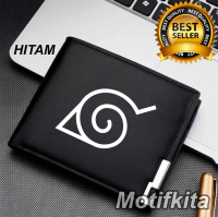 Dompet Kulit KONOHA NARUTO Keren Pria Wanita Polos MK01