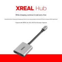 XREAL Hub Glasses Accessories Adapter While Charging for USB-DC DP Devices Connect to XREAL Air/Air 2/Air2 pro/Ultra
