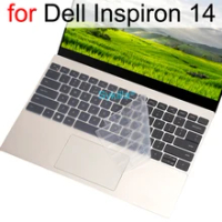 Keyboard Cover for Dell Inspiron 14 Plus 5000 7000 5410 5414 5418 5420 5425 7415 7420 7425 Silicone Protector Skin Case 2 in 1